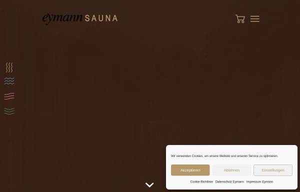 Vorschau von www.eymann-sauna.de, Eymann-Sauna