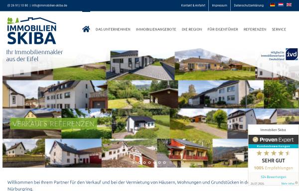 Vorschau von www.immobilien-skiba.de, Immobilien Skiba GbR