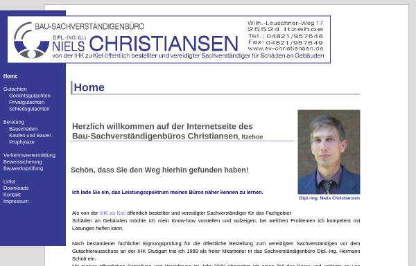 Vorschau von www.sv-christiansen.de, Christiansen, Niels
