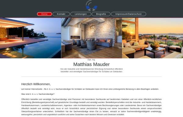 Vorschau von www.ib-mauder.de, Mauder, Mathias