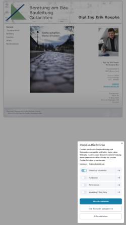 Vorschau der mobilen Webseite www.beratung-am-bau.de, Roepke, Erik