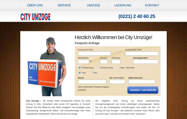 Vorschau von www.city-umzuege.de, City Umzüge