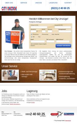 Vorschau der mobilen Webseite www.city-umzuege.de, City Umzüge