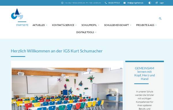 Vorschau von www.igs-ingelheim.de, Integrierte Gesamtschule Ingelheim