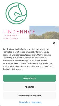 Vorschau der mobilen Webseite www.lindenhof-nf.de, Lindenhof