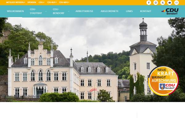 Vorschau von www.cdu-bendorf.de, CDU-Stadtverband Bendorf