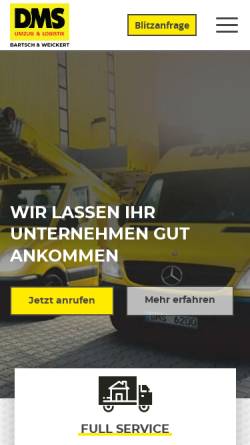 Vorschau der mobilen Webseite www.buwd.de, Bartsch und Weikert - DMS