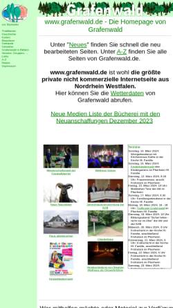 Vorschau der mobilen Webseite www.grafenwald.de, Grafenwald