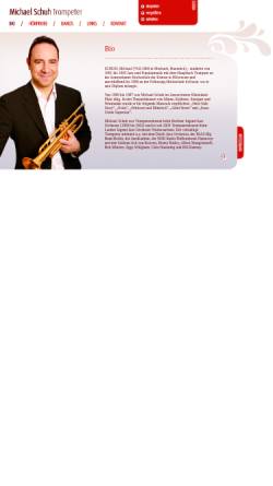 Vorschau der mobilen Webseite michaelschuh-trumpet.de, Schuh, Michael