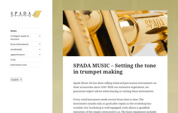 Vorschau von www.spada-music.ch, Spada Music AG