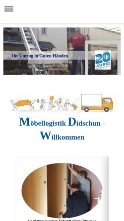 Vorschau der mobilen Webseite www.umzuege-didschun.de, Didschun, Volker