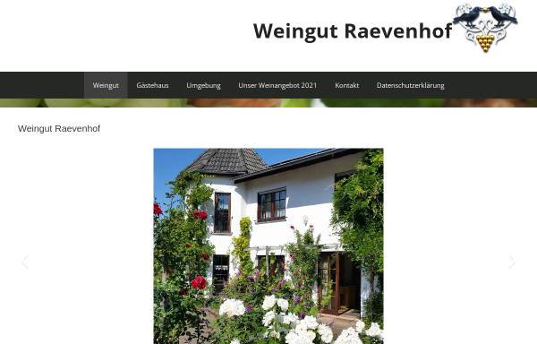Vorschau von raevenhof.de, Weingut Raevenhof