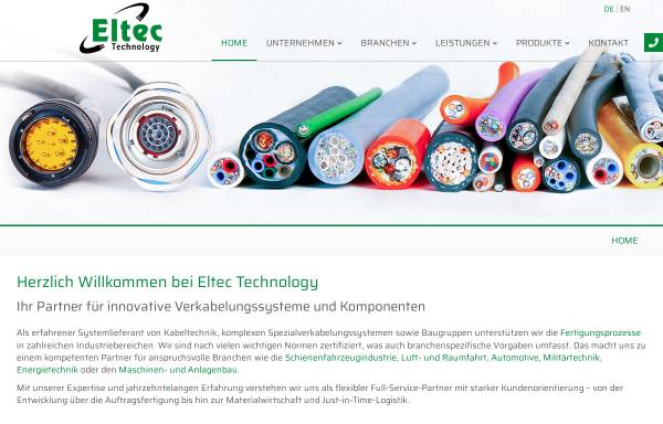 Vorschau von www.eltec-technology.com, Eltec GmbH