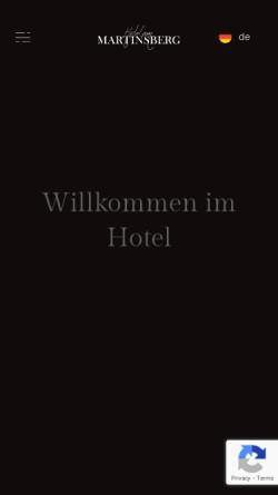 Vorschau der mobilen Webseite www.hotel-am-martinsberg.de, Hotel Am Martinsberg
