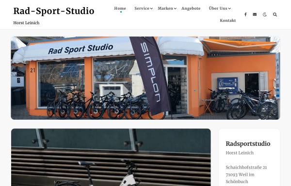 Vorschau von www.rad-sport-studio.de, Rad-Sport-Studio, Horst Leinich