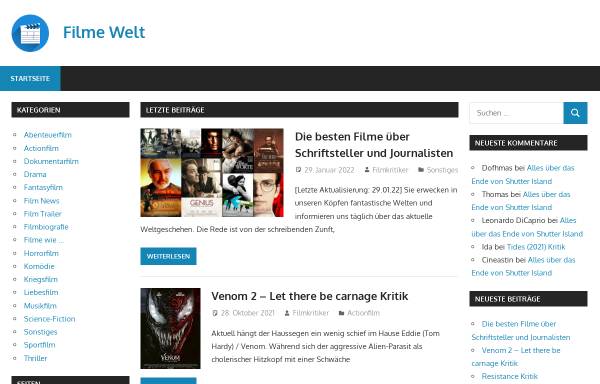 Vorschau von www.filme-welt.com, Filme-Welt.com