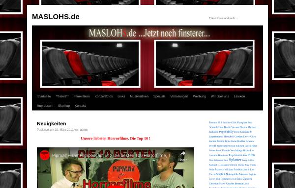 Vorschau von www.maslohs.de, Maslohs.de