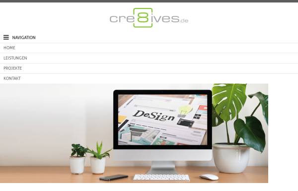 Vorschau von www.cre8ives.de, Cre8ives.de Webdesign & Grafik Design