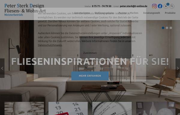 Vorschau von www.fliesenwelt-sterk.de, PS-Design