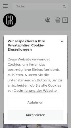 Vorschau der mobilen Webseite www.goldschmiede-reddig.de, Goldschmiede Reddig