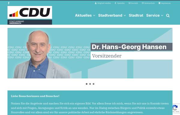 Vorschau von www.cdu-andernach.de, CDU Stadtverband Andernach