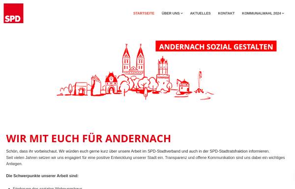 Vorschau von www.spdandernach.de, SPD Stadtverband Andernach