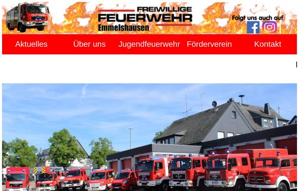 Vorschau von www.feuerwehr-emmelshausen.de, Freiwillige Feuerwehr Emmelshausen