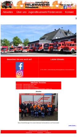 Vorschau der mobilen Webseite www.feuerwehr-emmelshausen.de, Freiwillige Feuerwehr Emmelshausen