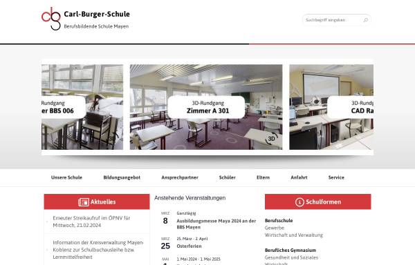 Vorschau von bbs-mayen.de, Berufsbildende Schule Mayen - Carl-Burger-Schule