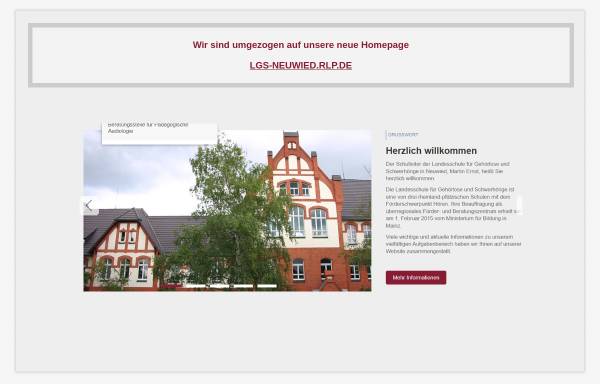 Vorschau von www.lgs-neuwied.de, Landesschule für Gehörlose und Schwerhörige Neuwied