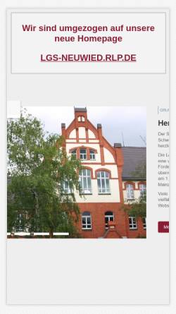 Vorschau der mobilen Webseite www.lgs-neuwied.de, Landesschule für Gehörlose und Schwerhörige Neuwied