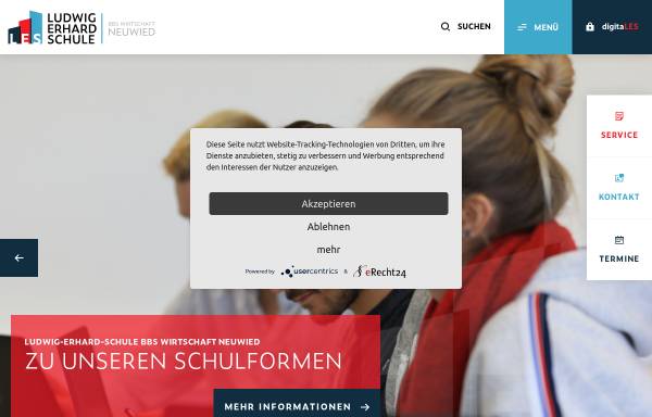 Vorschau von www.les-neuwied.de, Ludwig-Erhard-Schule Neuwied - Berufsbildende Schule Wirtschaft