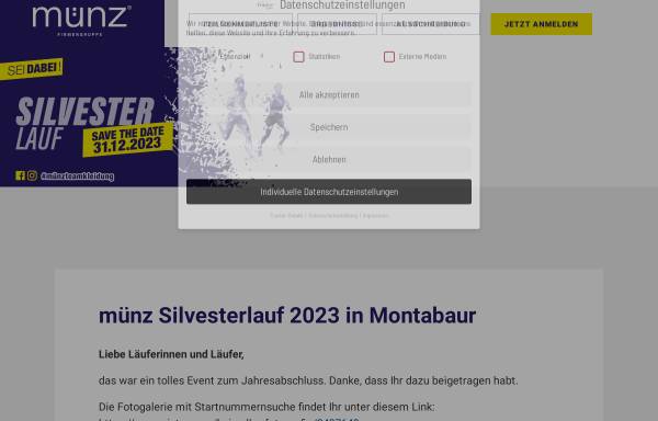 Vorschau von www.muenz-sportkonzept.de, Griesson - de Beukelaer Stadtlauf