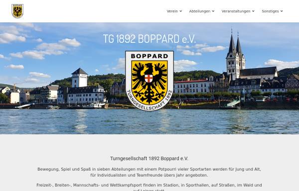 Vorschau von www.tg-boppard.de, TURNGESELLSCHAFT 1892 e.V. Boppard