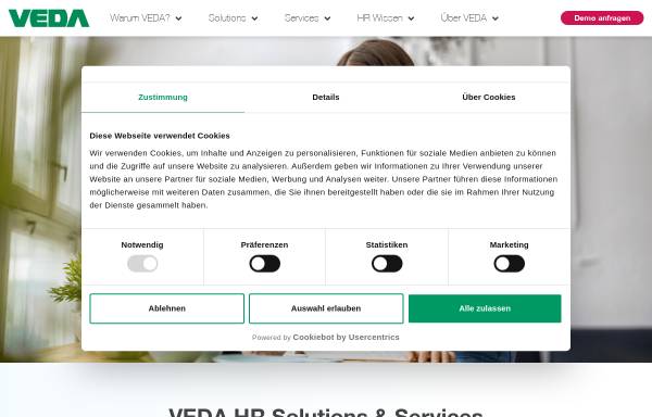 Vorschau von www.veda.de, Veda GmbH