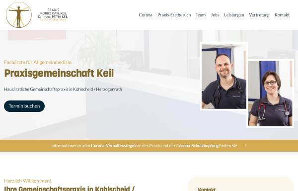 Vorschau von www.hausarzt-kohlscheid.de, Karin Isensee & Dr. med. Christian Winkler, Hausarztpraxis