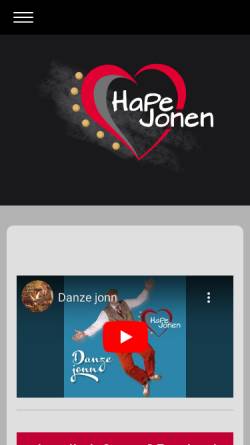 Vorschau der mobilen Webseite www.hape-jonen.de, HaPe Jonen