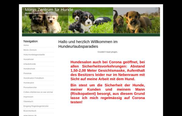 Vorschau von thomaswerner.beepworld.de, Monis Zentrum für Hunde, Hundehotel, -tagesstätte, -schule und Tierheilpraxis