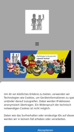 Vorschau der mobilen Webseite www.birfeld.de, Konditorei & Café Birfeld