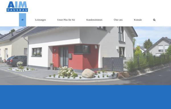 Vorschau von www.aim-hausbau.de, AIM Architektur und Immobilien Management GmbH