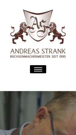 Vorschau der mobilen Webseite www.jagdwaffen-strank.de, Andreas Strank, Büchsenmachermeister