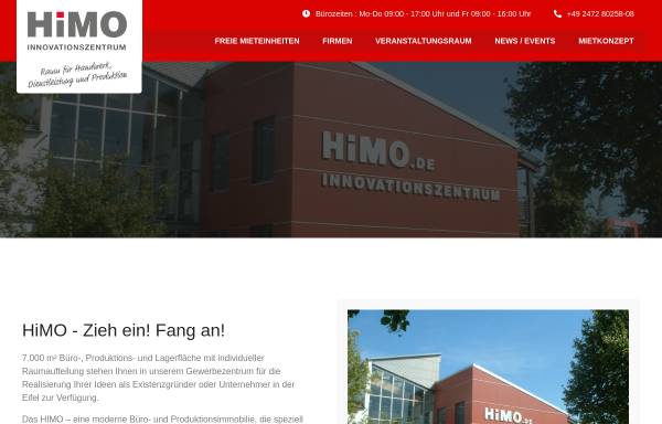 Vorschau von www.himo.de, HiMO Betreibergesellschaft mbH