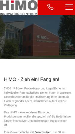 Vorschau der mobilen Webseite www.himo.de, HiMO Betreibergesellschaft mbH