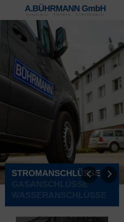 Vorschau der mobilen Webseite alfred-buehrmann.de, Alfred Bührmann GmbH