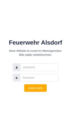 Vorschau der mobilen Webseite www.feuerwehr-alsdorf.de, Feuerwehr der Stadt Alsdorf