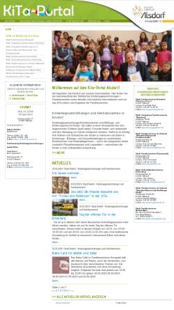 Vorschau der mobilen Webseite alsdorf.de, Kindertagesstätten und Familienzentren in Alsdorf