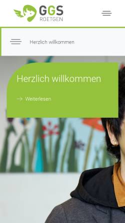 Vorschau der mobilen Webseite www.ggs-roetgen.de, Gemeinschaftsgrundschule Roetgen