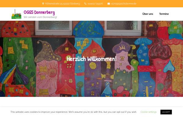 Vorschau von www.oggs-donnerberg.de, Offene Gemeinschaftsgrundschule Donnerberg