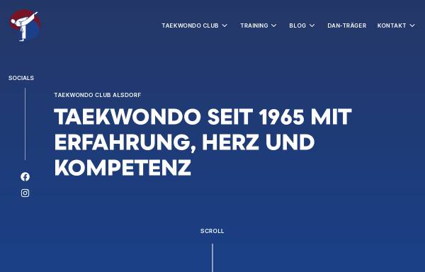 Vorschau von www.tkd-alsdorf.de, Taekwondo Club Alsdorf e.V.