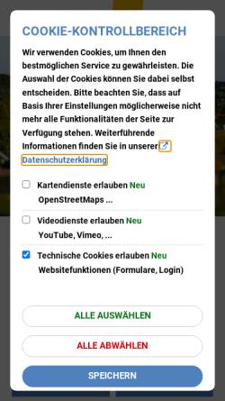 Vorschau der mobilen Webseite www.eschweiler.de, Stadt Eschweiler